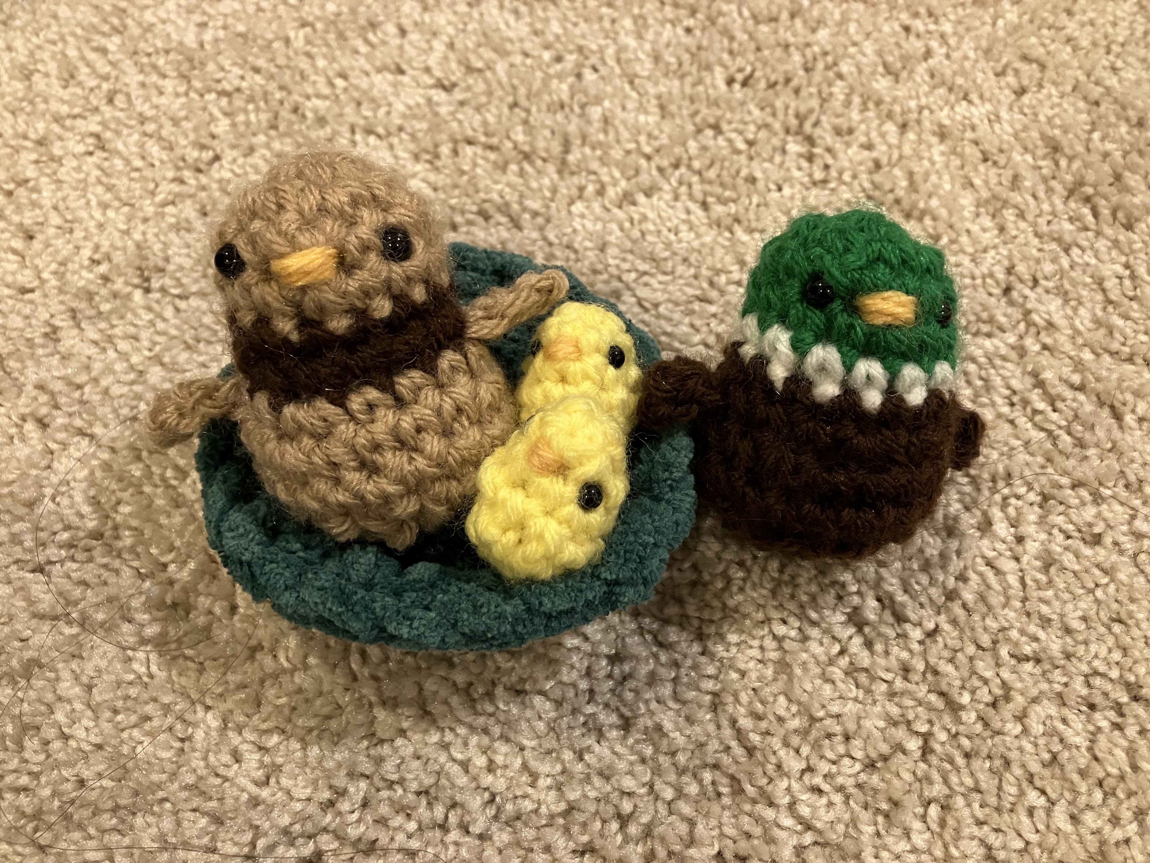 Crochet ducks