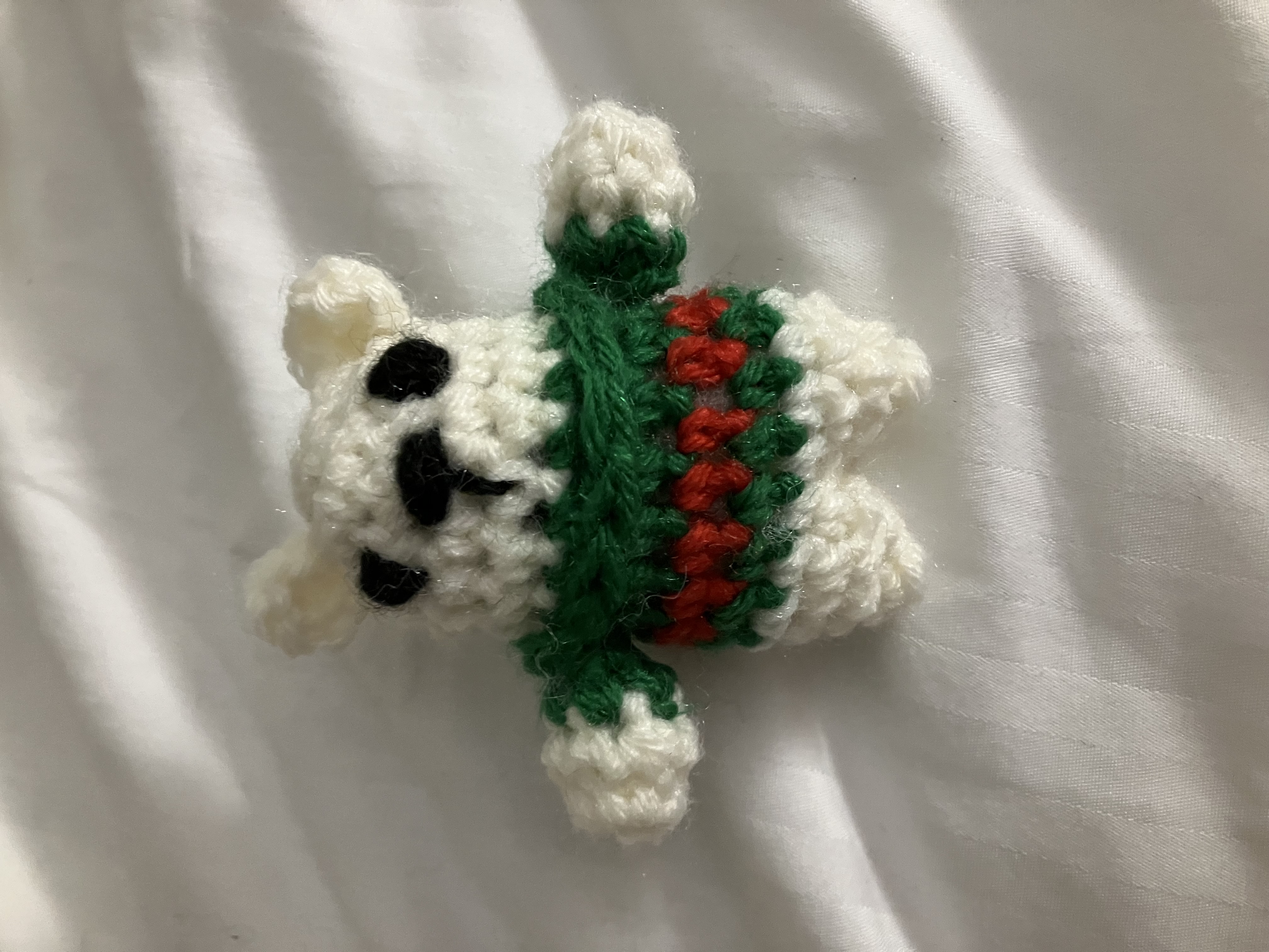 Crochet polar bear